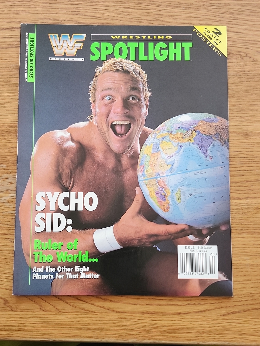 WWE Sycho Sid  WWF Spotlight Magazine 1996